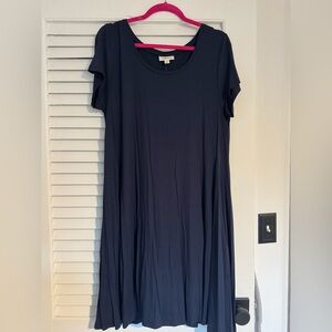 Style & Co. Dark Blue Midi Dress